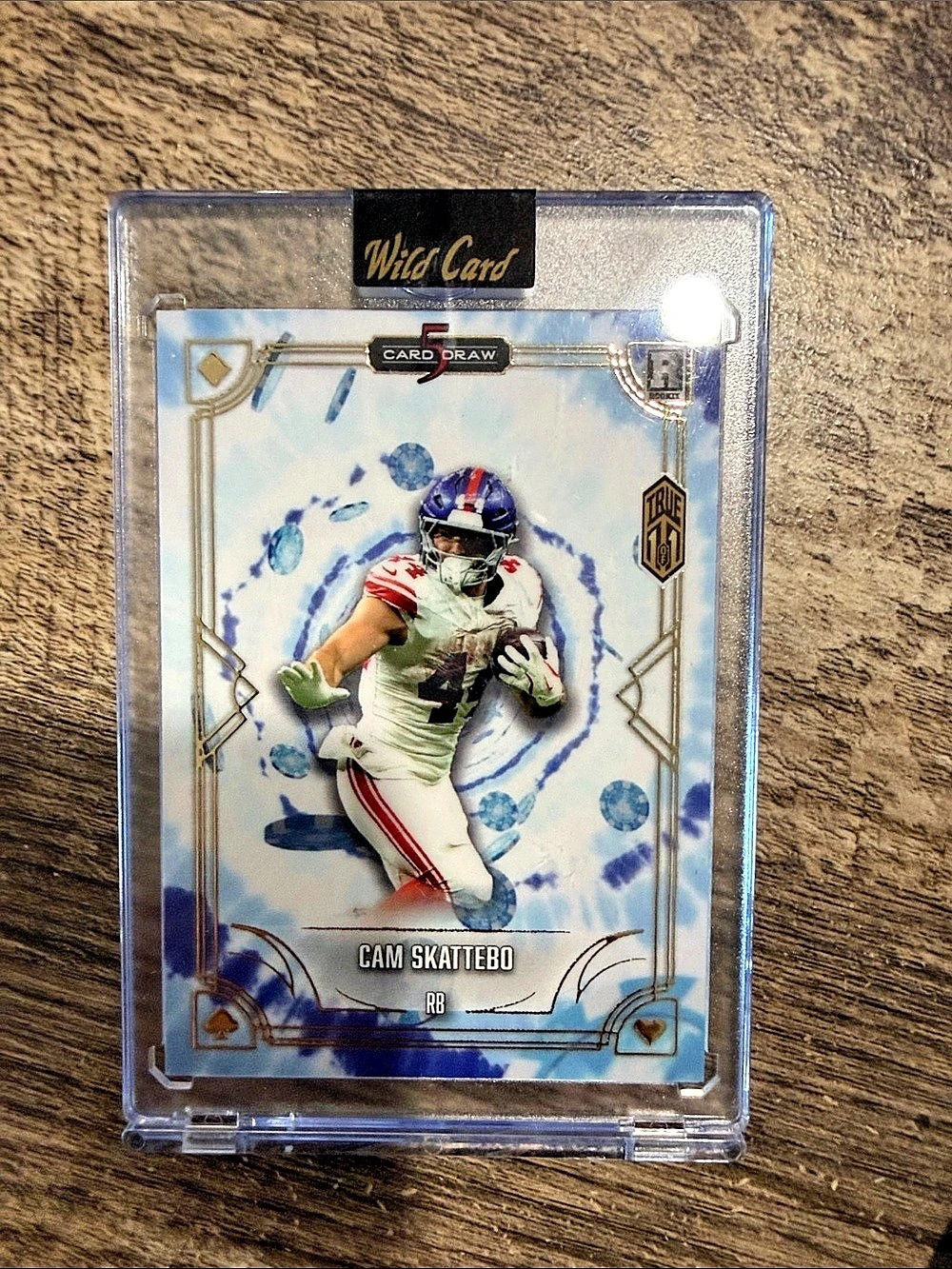 Wild Card Draw 5 Cam Skattebo Football Trading Card